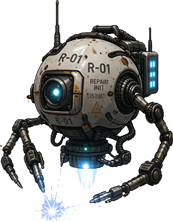 Robo de reparo da nave